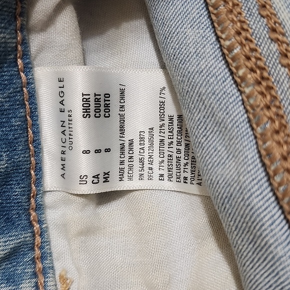 American Eagle Outfitters Ripped Light Blue Skinny Jeans - Picture 8 of 8